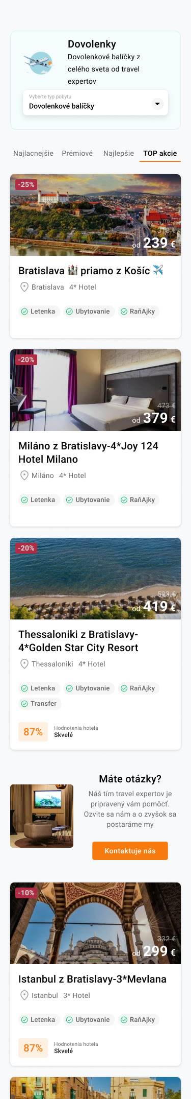 Listing kategórie (export z Figmy)